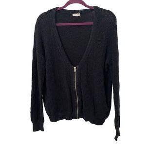 Silence + Noise Black V-Neck Sweater